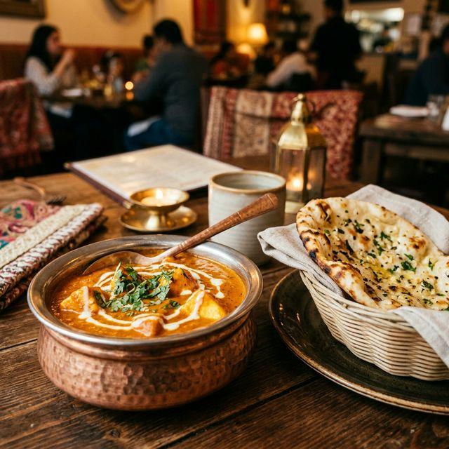 Paneer Butter Masala served hot